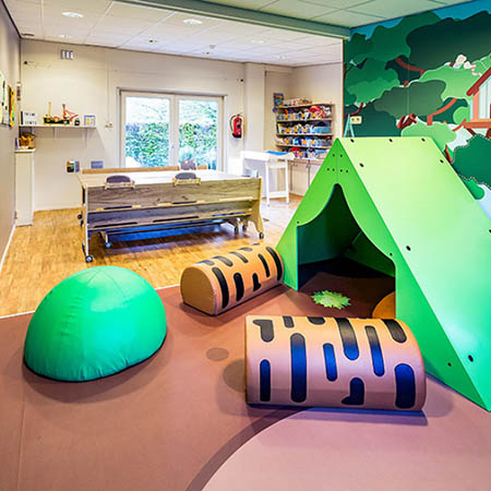 a play corner makes childcare more fun