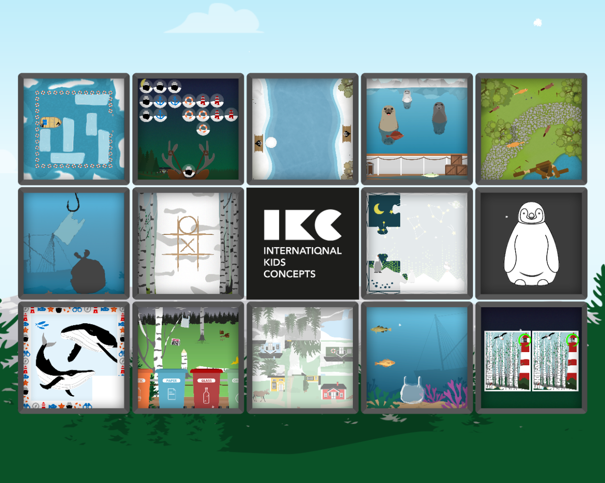 IKC Arctic Adventures software voor interactieve leerzame en milieuvriendelijke speelsystemen