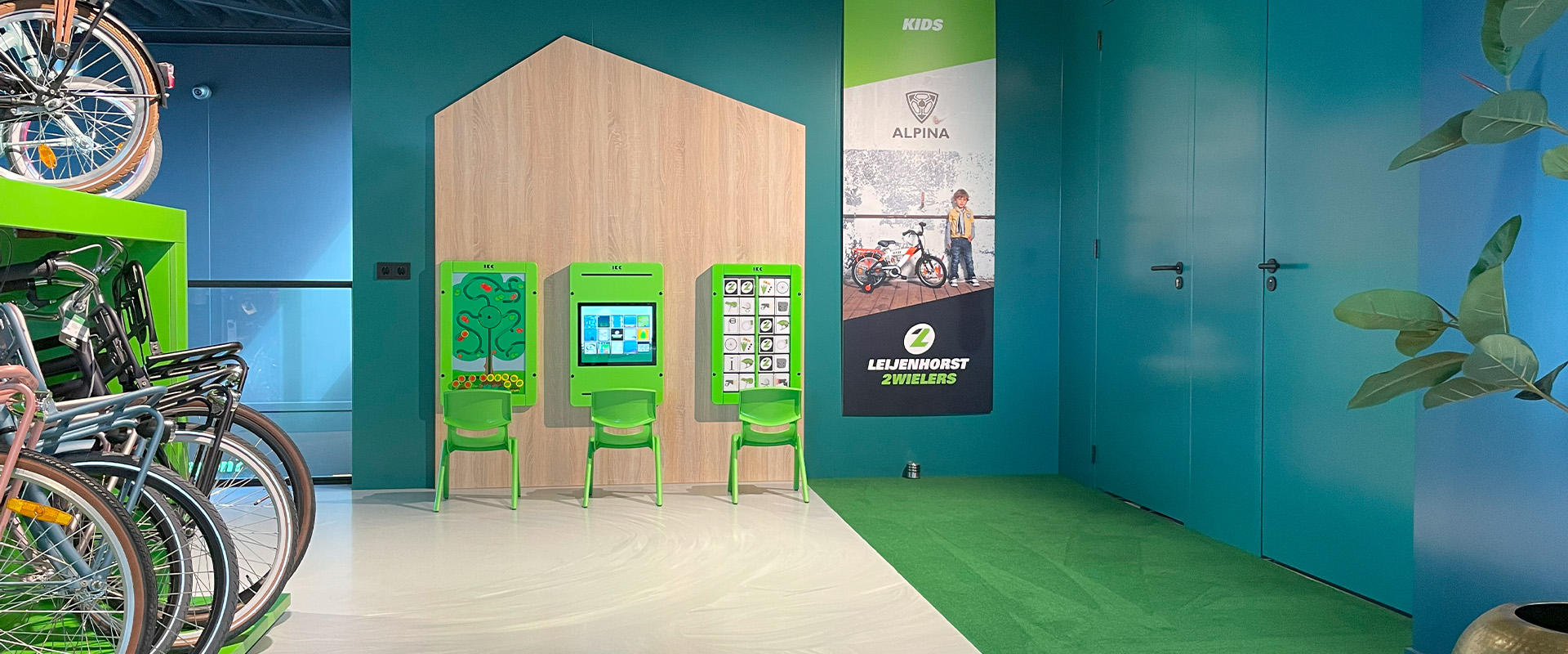 Fietsenwinkel Leijenhorst investeert in kinderhoek Fietsenwinkel Leijenhorst investeert in kinderhoek